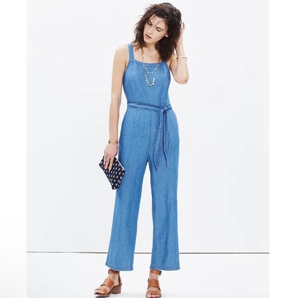 Madewell Muralist Chambray Jumpsuit